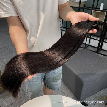 Top Quality Hair Weave Real Raw Mink Brazilian Hair Vendor Meches-Natural Brazilian